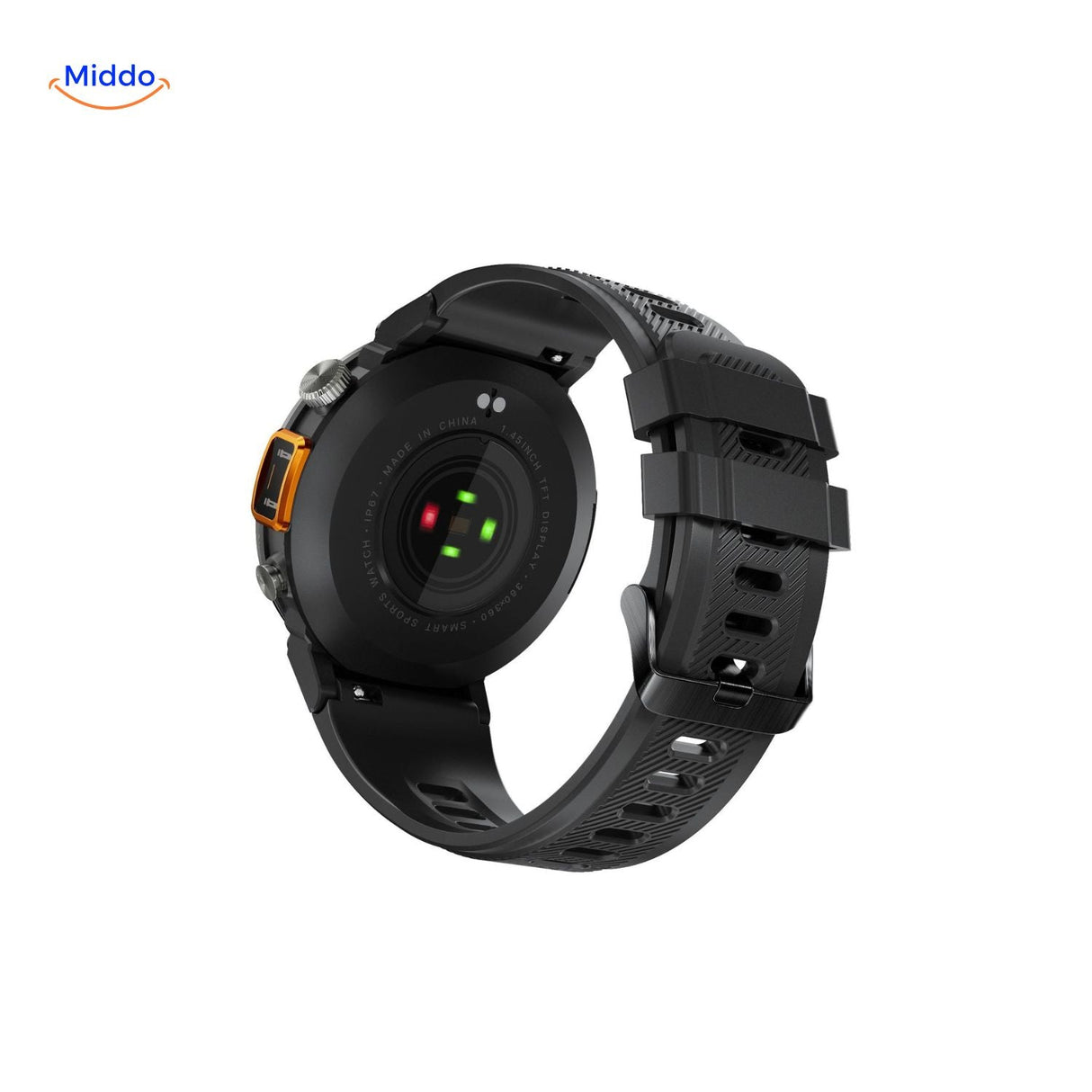 capteur de fréquence cardiaque intégré au dos de la montre LED pour un suivi précis en continu