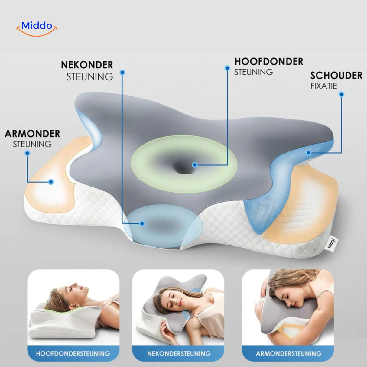 oreiller cervical doux et chaud, idéal pour les nuits fraîches, protection et confort hivernal