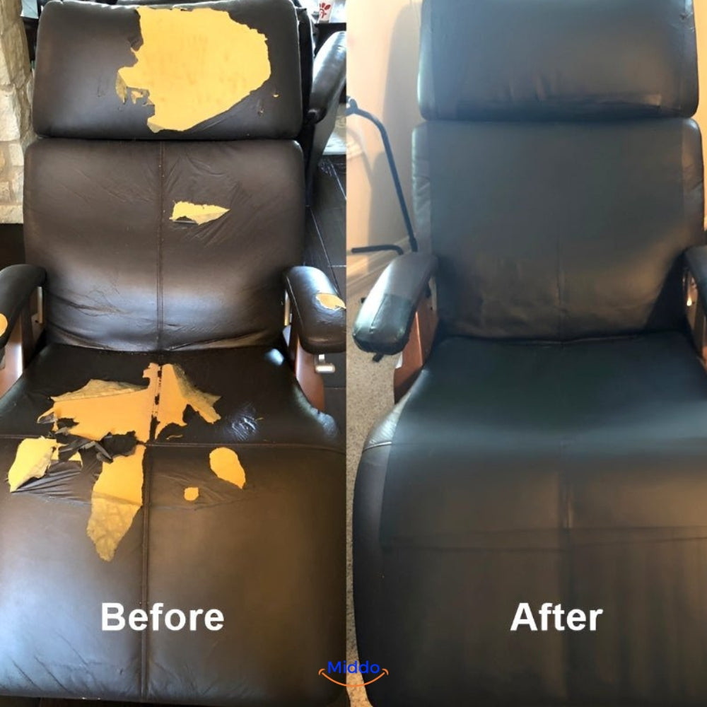 gamme de coloris disponibles pour les patches de réparation cuir leatherrestore
