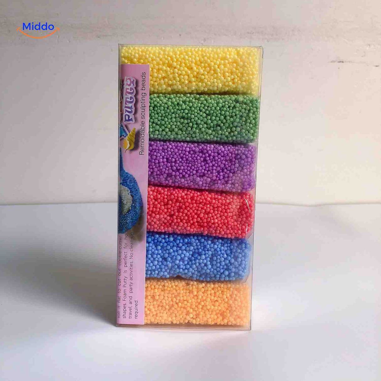 set de pâte à modeler 6 couleurs dans une boîte, parfait pour le jeu créatif des enfants