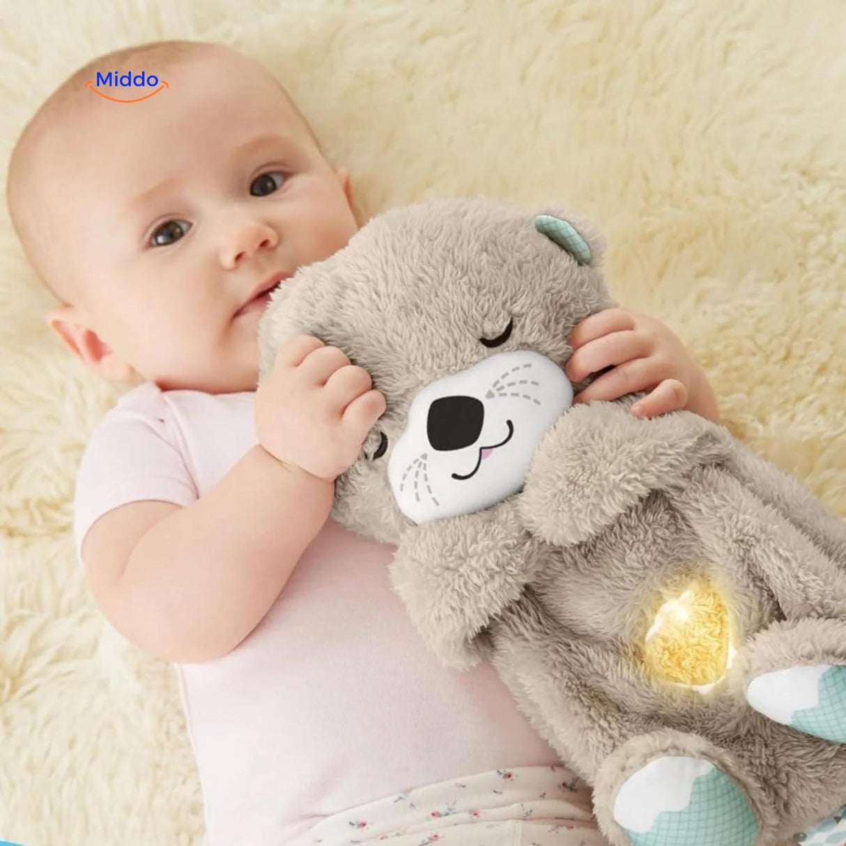 cuddlebuddy peluche apaisante pour bébé qui aide à dire adieu aux nuits sans sommeil