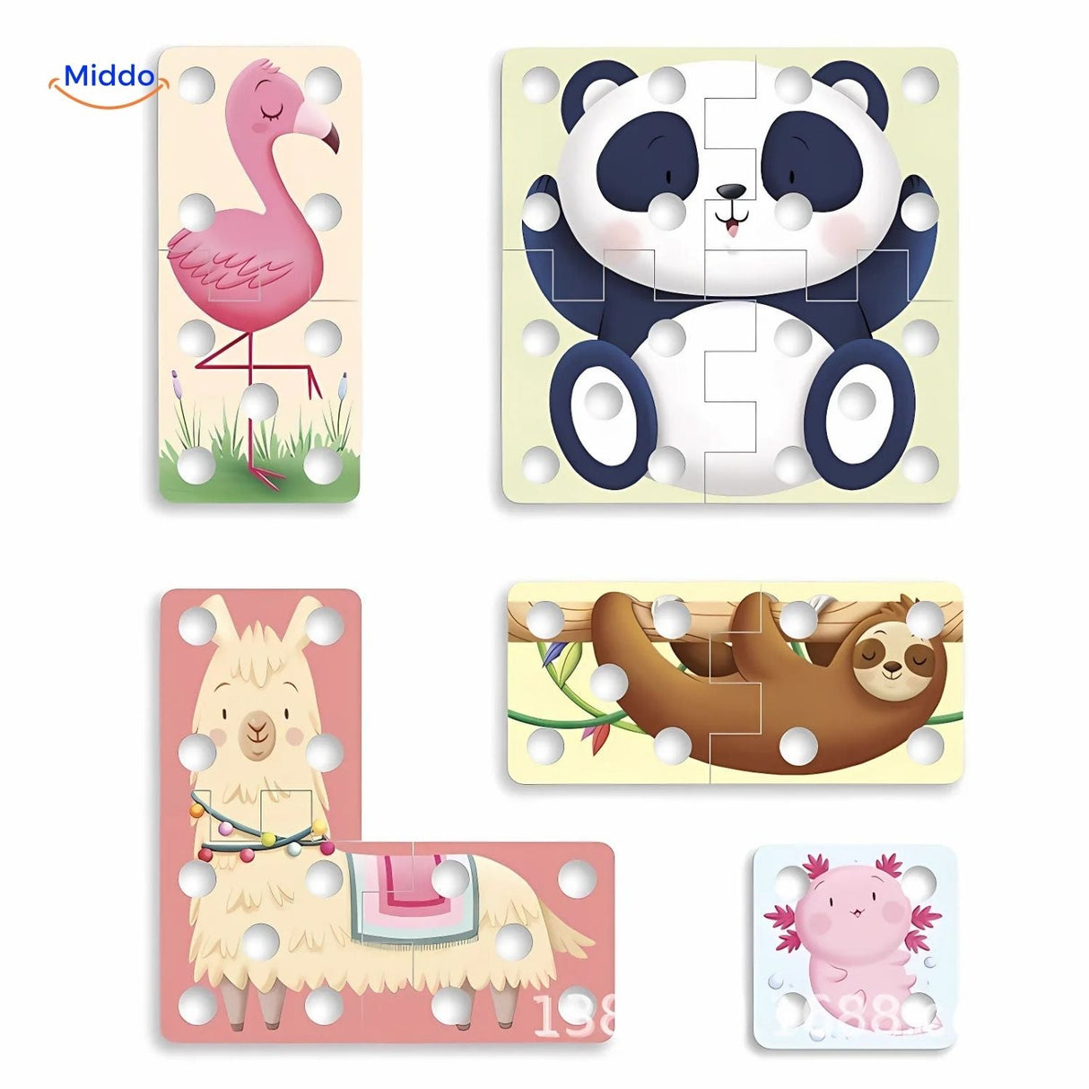 puzzle créatif en fils pour l'apprentissage, amusant et stimulant pour les enfants