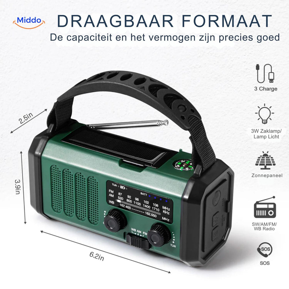 radio portable avec recharge par energie solaire pour une autonomie totale en déplacement