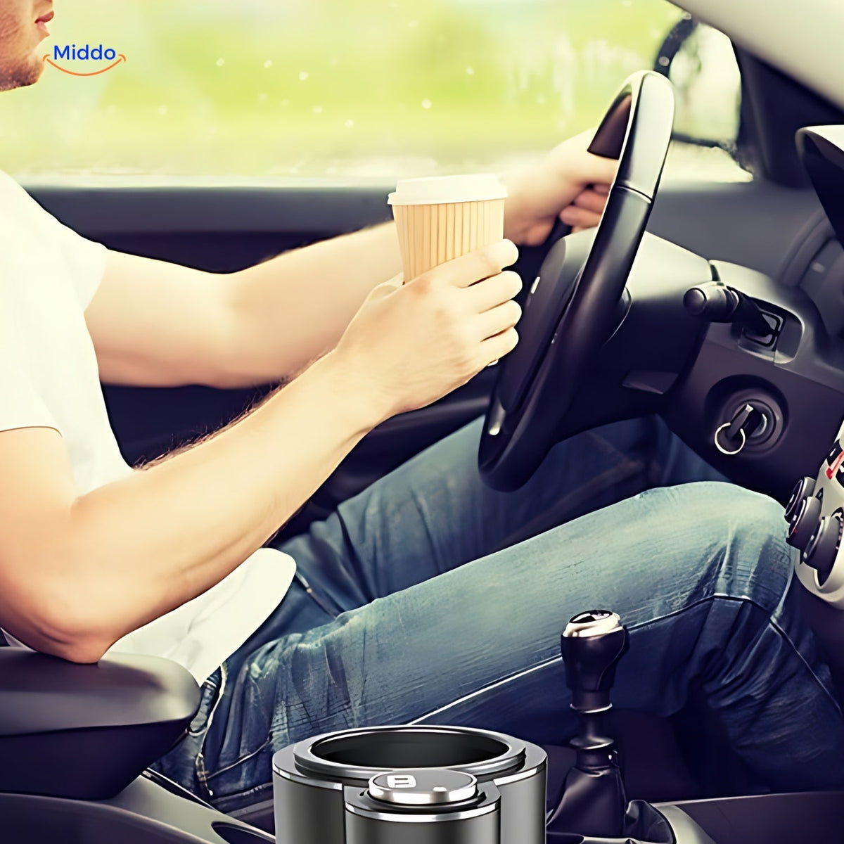 support de gobelet auto robuste et fiable, idéal pour tous vos trajets quotidiens