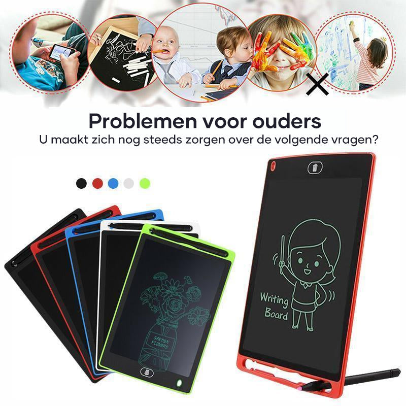 tablette lcd d'écriture au design adapté aux enfants, parfaite pour apprendre à écrire