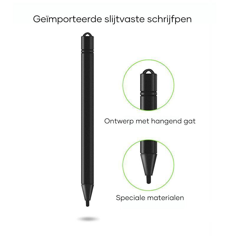 stylet résistant de la tablette lcd avec trou d'accrochage pour ne pas le perdre