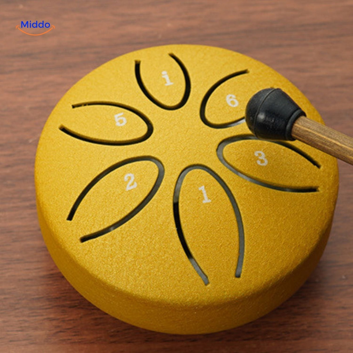 collection de tambours à langues acier compacts disponibles en cinq couleurs