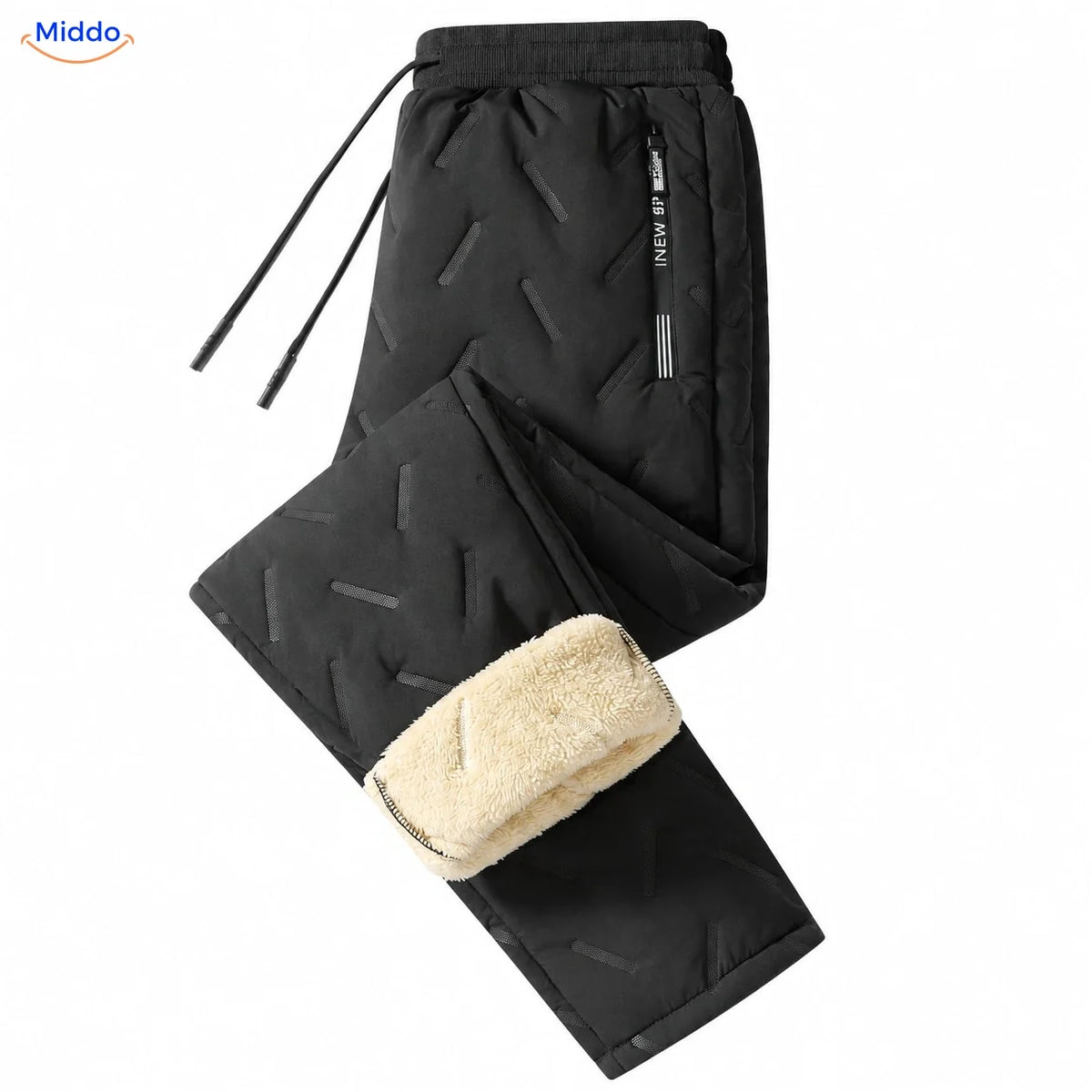 Pantalon d’hiver Thermoflex noir à jambe droite
