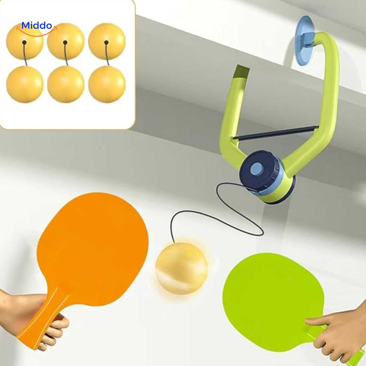 trainer ping-pong en action pour développer les réflexes rapides et le plaisir du jeu