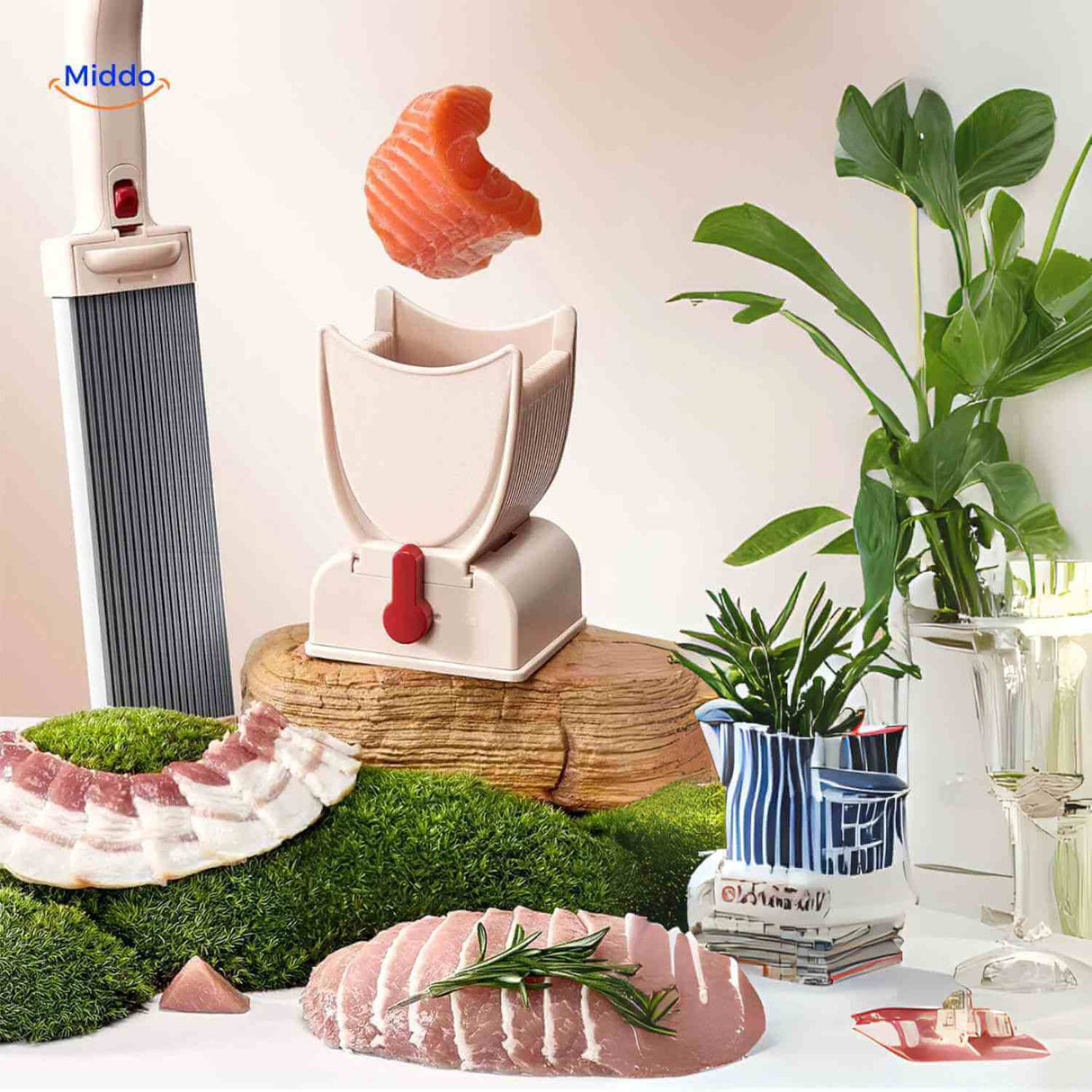 trancheuse à viande et poisson multifonction, accessoire de cuisine polyvalent