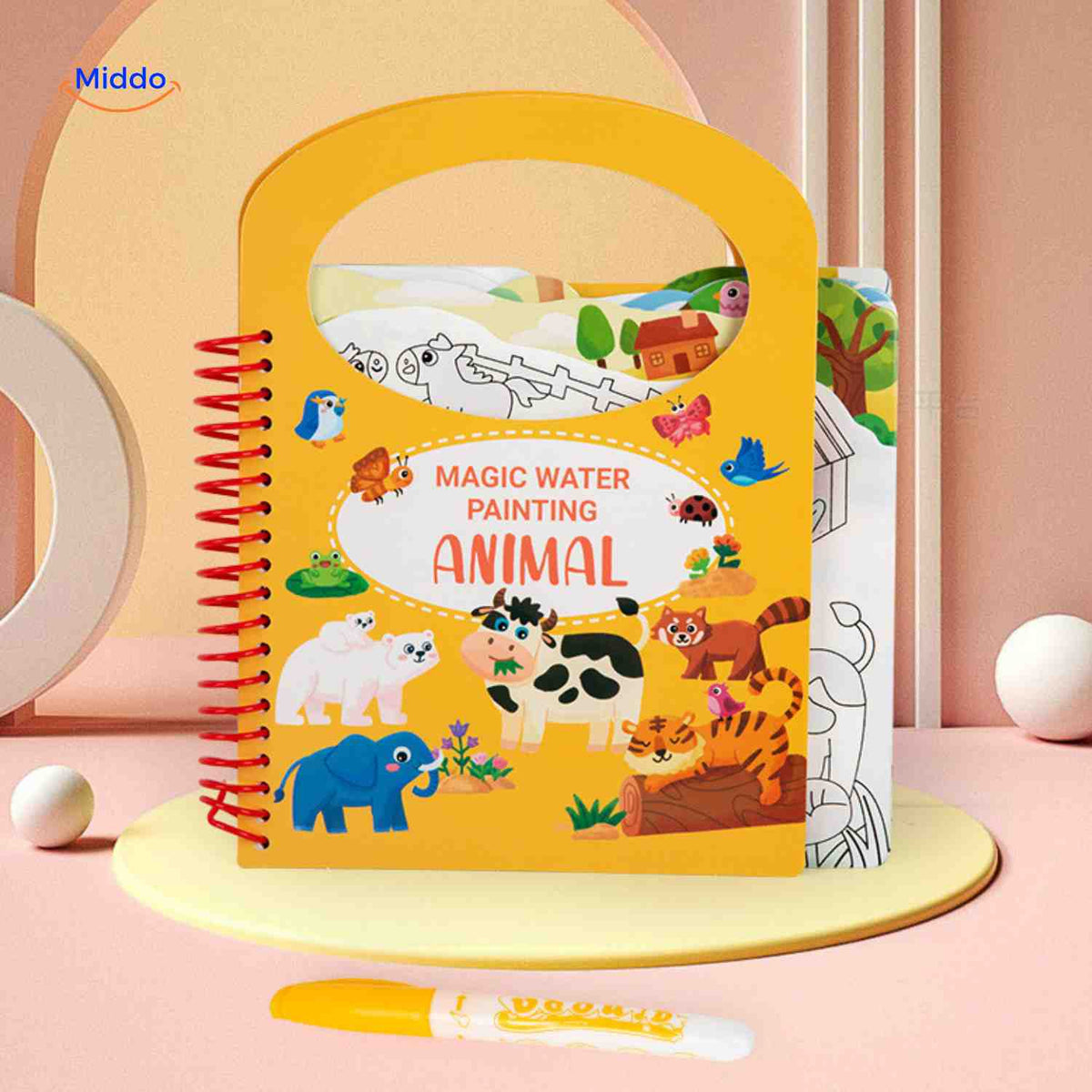Livre de coloriage AquaDraw à l’eau réutilisable pour enfant, vue 22