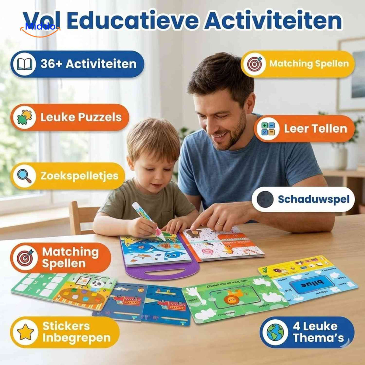 Livre de coloriage AquaDraw à l’eau réutilisable pour enfant, vue 14