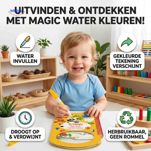 Livre de coloriage AquaDraw à l’eau réutilisable pour enfant, vue 01
