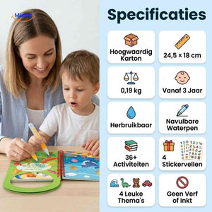 Livre de coloriage AquaDraw à l’eau réutilisable pour enfant, vue 15