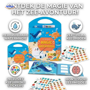 Livre de coloriage AquaDraw à l’eau réutilisable pour enfant, vue 18