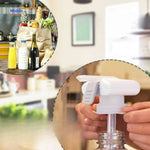Aquapress Waterpomp universele flesdispenser voor sappen melk water www.middo.nl