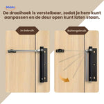 AutoClose Deursluiter verstelbare draaihoek deur sluiter www.middo.nl