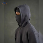 AutumnBliss Hoodie donker grijs met zip www.middo.nl