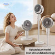Ventilateur Breezeo silencieux et réglable, rechargeable, vue 2