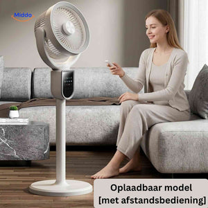 Ventilateur Breezeo silencieux et réglable, rechargeable, vue 4
