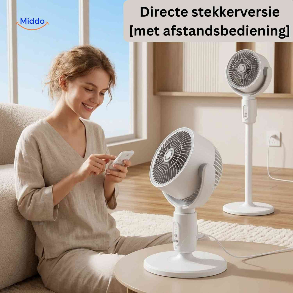 Ventilateur Breezeo silencieux et réglable, vue produit 11