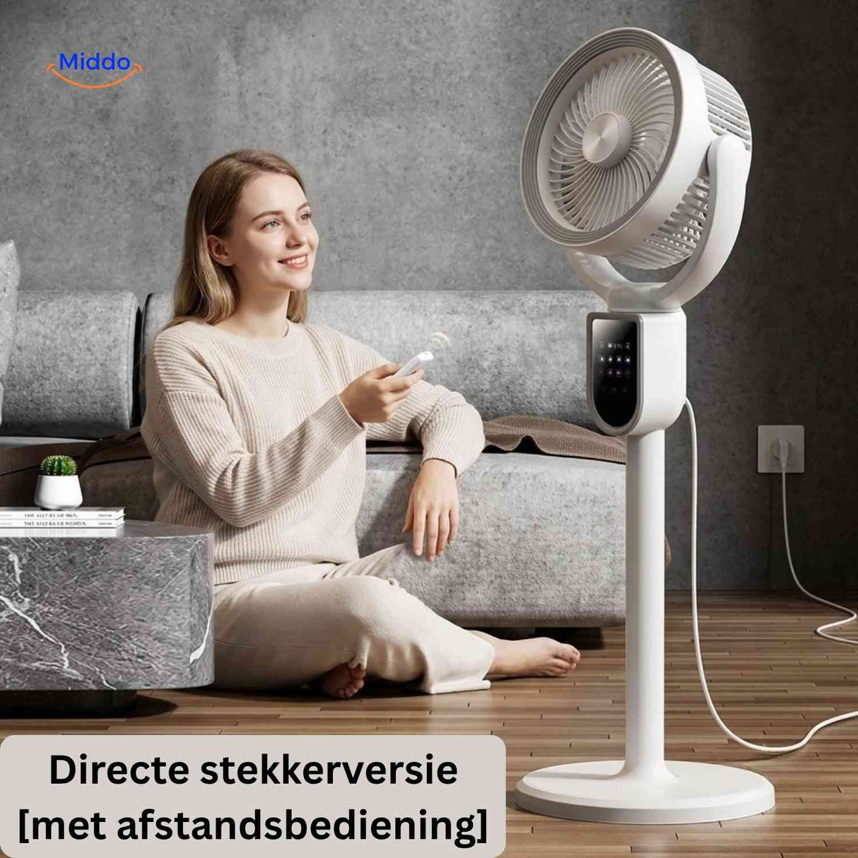 Ventilateur Breezeo silencieux et réglable, réglable, vue 3