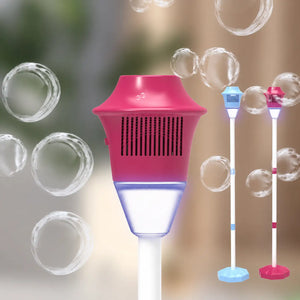 Machine à bulles Bubblio rechargeable avec LED et musique, réglable, vue 2
