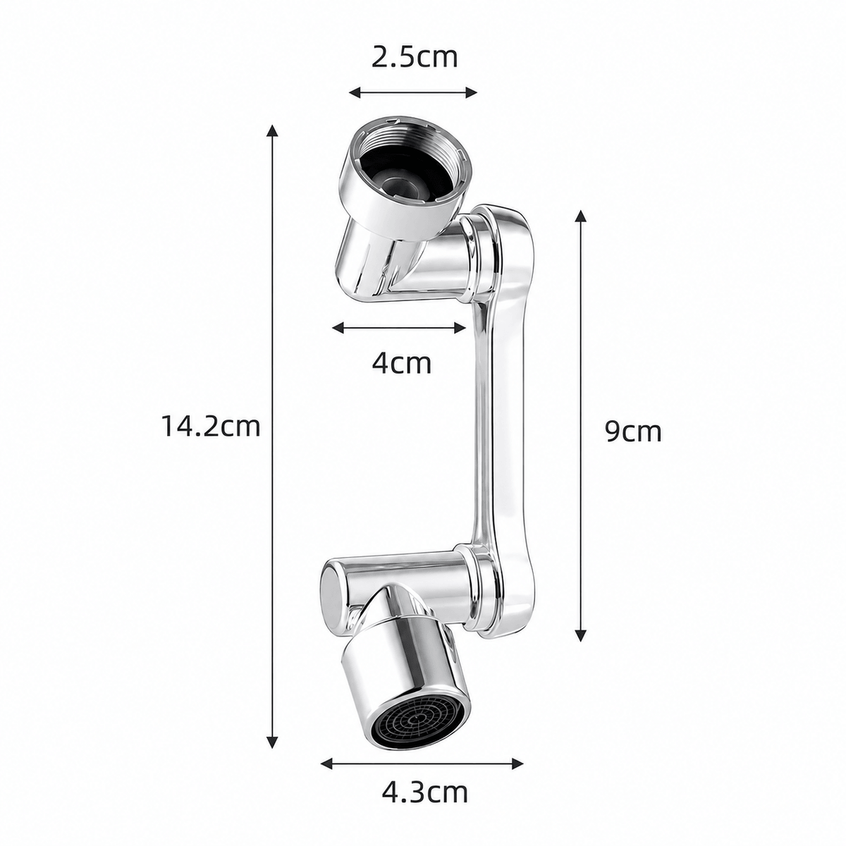 Embout de Robinet Rotatif 1080° - Se laver le visage n'a jamais été aussi facile ! 1+1 GRATUIT