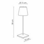Lumiset™ | Lampe LED Dimmable Haut de Gamme, USB-C, Batterie 24H, Étanche IP54