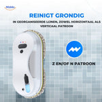 CleanSweep Robot de Fenêtre avec une forte aspiration pour la sécurité sur les vitres middo