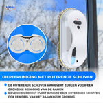 CleanSweep Robot de Fenêtre polyvalent pour le nettoyage sur diverses surfaces middo