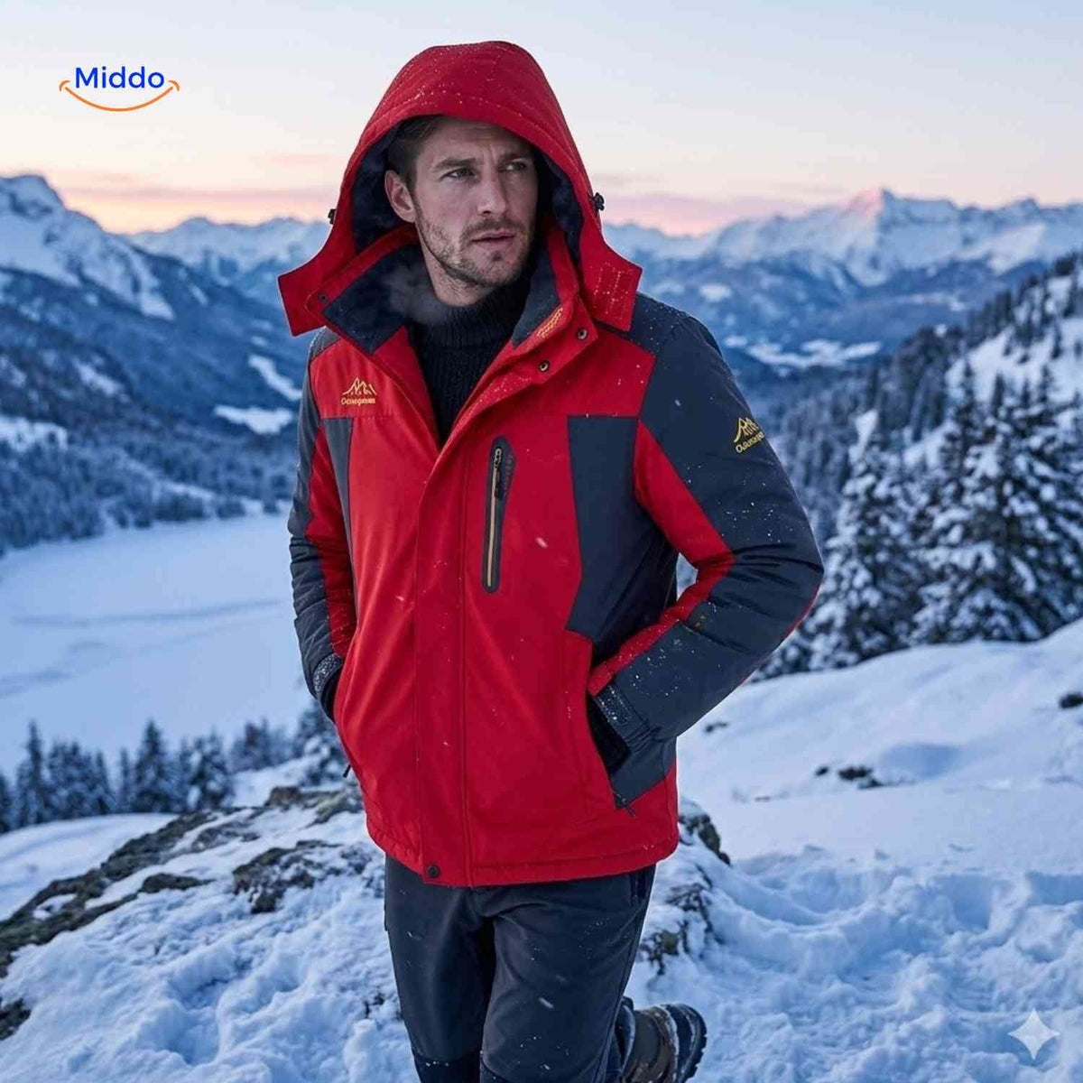 Veste d'hiver OutdoorJackets pour homme, vue produit 1