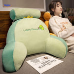 ComfyBack Coussin Lombaire design chien gris vue de côté middo