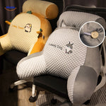 ComfyBack Coussin Lombaire design lapin rose middo