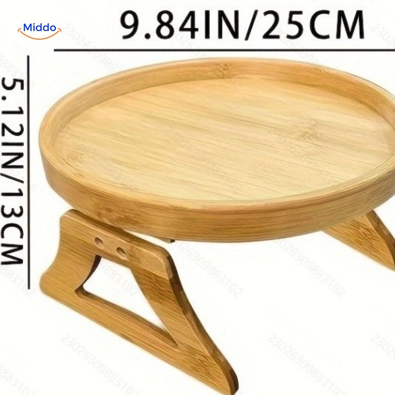 ComfyGrip Sofatafel avec des dimensions pour un ajustement pratique middo