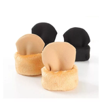 CozyFeetSocks winter Velvet Socks in beige en zwarte kleuren