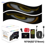 DriveFlex™ Écran LED | FlexiblDriveFlex™ Écran LED Matrix | Devil Eyes, textes & animations via application + télécommandee, étanche pour voiture !