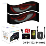 DriveFlex™ Écran LED Matrix | Devil Eyes, Textes & Animations via Appli + Télécommande