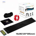 DriveFlex™ Écran LED | FlexiblDriveFlex™ Écran LED Matrix | Devil Eyes, textes & animations via application + télécommandee, étanche pour voiture !