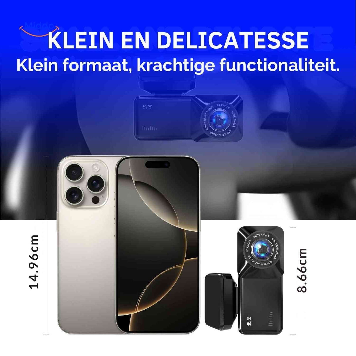 DriveGuard dashcam compacte avec petit format