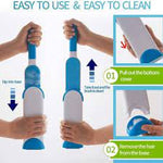 Ecologische huisdierhaar verwijderborstel voor hergebruik