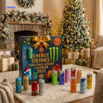 Energibox Adventkalender energy drinks adventskalender woonkamer www.middo.nl