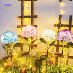 Florora Lantaarn hortensia solar ledlamp tuin decoratie www.middo.nl