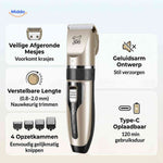 Tondeuse FurEase lames arrondies sûres fonctionnement silencieux rechargeable USB www.middo.be