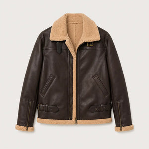 Furvello veste homme effet cuir doublée vue arrière
