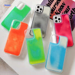 GlowSand Telefoonhoesjes set met multikleur glanzend design www.middo.nl