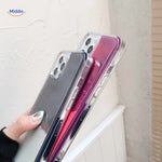 GlowSand Telefoonhoesjes zijkant met kleurige knoppen en transparante rand www.middo.nl