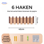 Afmetingen en bevestigingsmateriaal PianoKapstok