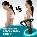 Hipee Smart voor en na vooruitgang in houding www.middo.nl