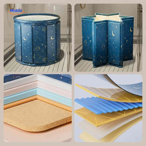 HydroFold baignoire compacte pliable avec isolation 6 couches